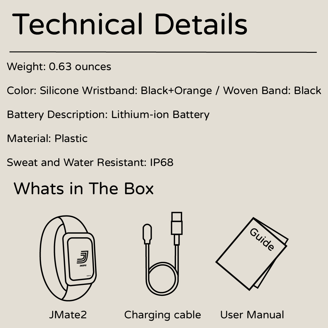 JMate2 Fitness Band